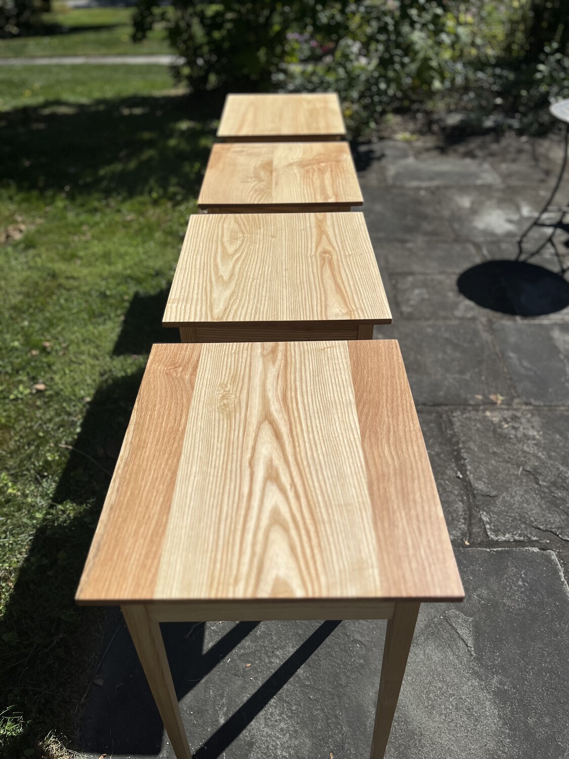 Shaker side tables in ash